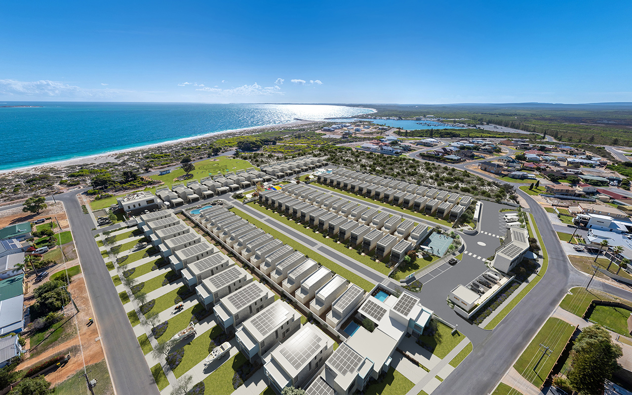 Seashells Jurien Bay - Aerial View