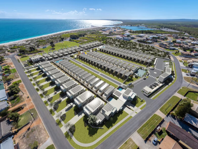 Seashells Jurien Bay- aerial view
